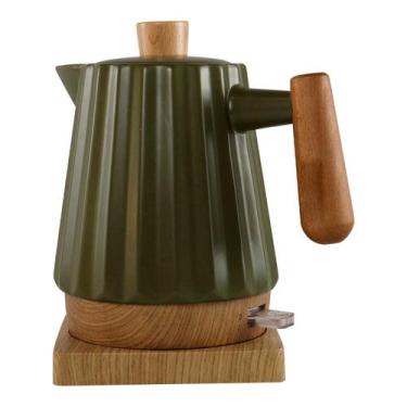 Imagem de Chaleira Elétrica em Porcelana Elegance Verde Madeira 127V 1,2 Litro -