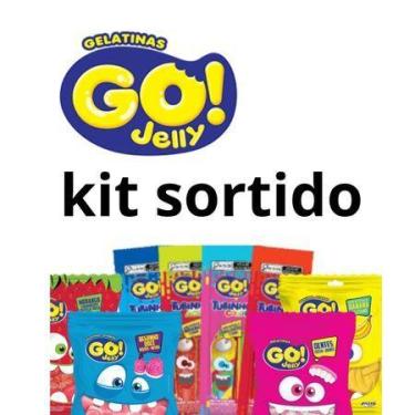 Imagem de Kit Bala Go Jelly GELATINAS e TUBES Sortido 15g QUANTIDADE:30 UNIDADES