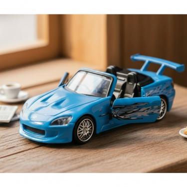 Imagem de Carro Miniatura Honda S2000 Velozes e Furiosos 1:32 Portas Funcionais Azul Jada Toys