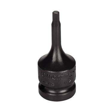 Imagem de Soquete de Impacto 5mm 1-2'' Hexagonal Alta Aço Cromo Molibdênio Tramontina PRO