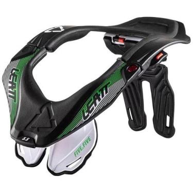 Imagem de Protetor de pescoço leatt brace 5.5 preto verde p / m