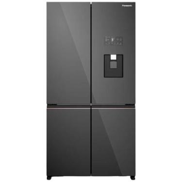 Imagem de Geladeira Panasonic French Door Vidro 618 Litros Preto DB99, Preto