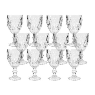 Imagem de Kit 12 Taças de Água 340ml Diamond Allmix, UNICA