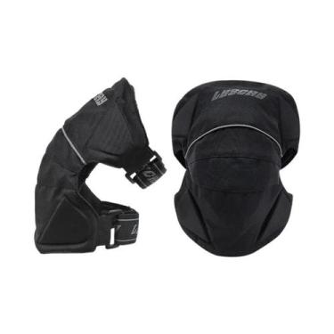Imagem de Protetores De Joelho Respiráveis Para Motocicleta Com Reflexão Noturna