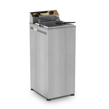 Imagem de Fritador Elétrico Gabinete 2 Resistências Água E Óleo 22 Litros C/ 2 Cestos Fzp8000 220V - Red