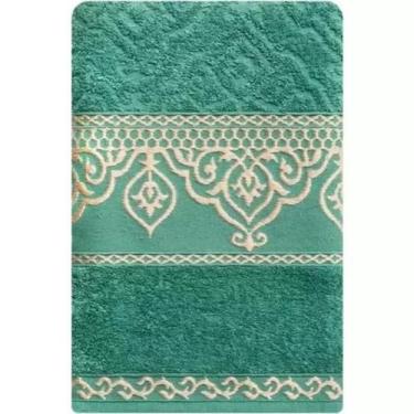 Imagem de Toalha de Rosto Barroca 50cm X 80cm Caviquioli, Verde