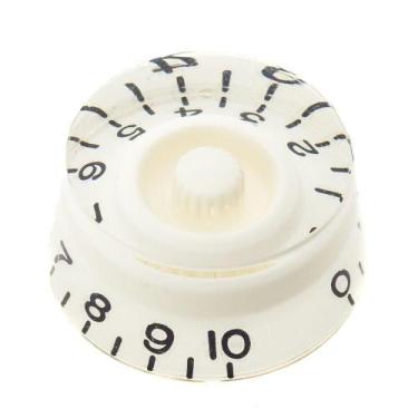 Imagem de Kit 4 Knobs para Guitarra KLC-WH ABS Branco Spirit