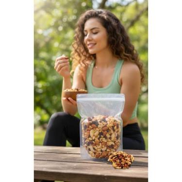 Imagem de 2x Mix Tropical 500g: Castanha, Amêndoa, Amendoim, Uva - Congratulatio