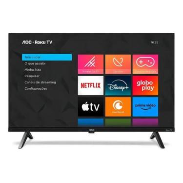 Imagem de Smart TV AOC 40" 40S5045/78G Roku TV DLED Full HD, 40"