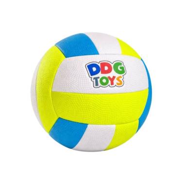 Imagem de Kit 3 Bolas de Vôlei PVC 26cm com Costuras Reforçadas Semi Profissional