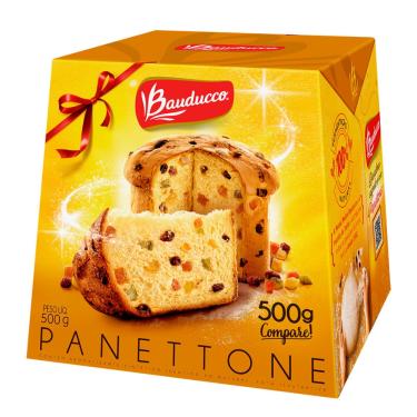 Imagem de Panetone de Frutas Bauducco Premium 500 gr