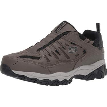 Imagem de Skechers Mocassim masculino Afterburn M. Fit Wonted, Marrom, 8.5 X-Wide