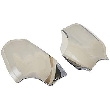 Imagem de Kuryakyn Acessório de motocicleta 5788: Escudos de sela de defletor de calor para motocicletas Harley-Davidson Sportster 2014-19, fumaça reflexiva, 1 par
