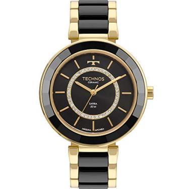 Imagem de Relógio Technos, Pulseira de Cerâmica, Feminino Dourado 2036MKP/4P