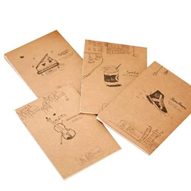 Imagem de Caderno de papel pequeno com 10 peças de desenho animado fofo, presente de estudante, material escolar