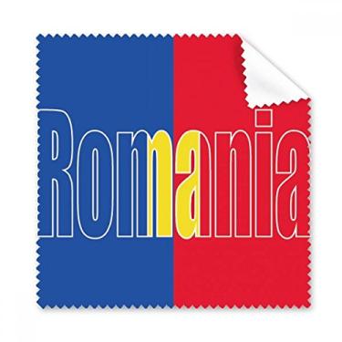 Imagem de Pano de limpeza de tela de telefone com nome da bandeira da Romênia, 5 peças