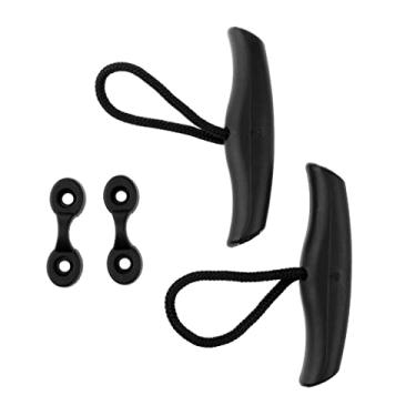 Imagem de Simhoa Conjunto de 2 manípulos universais de caiaque alavanca de transporte de barco com cabo