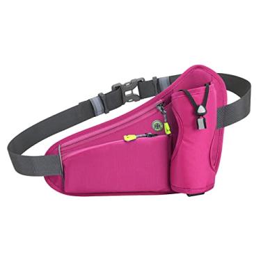 Imagem de Wemay Bolsa de cinto de hidratação esportiva Bolsa de cintura para cinto de corrida com suporte para garrafa de água para homens, mulheres, corrida, ciclismo, caminhada, caminhada