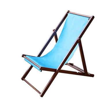 Imagem de HIOD Cadeira dobrável para ambientes externos Faia Lounge Cadeira portátil Respirável Recliner Madeira Jardim Pátio Praia Espreguiçadeiras