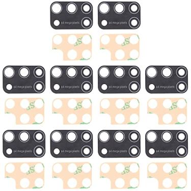 Imagem de HONGYAN Peças de substituição de telefone celular 10 PCS Lente da câmera traseira para Samsung Galaxy M31 / Galaxy M31 Prime SM-M315 Acessórios telefônicos