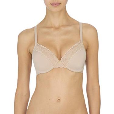 Imagem de Natori Sutiã feminino com aro e contorno oculto Glamour, Café, 32C