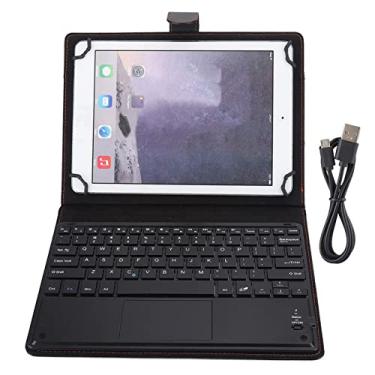 Imagem de Teclado Bluetooth Touchpad com capa, para teclado Tablet PC de 9,7-10,4 polegadas com Mouse Touchpad 100 horas trabalhando Bluetooth Mouse Keyboard