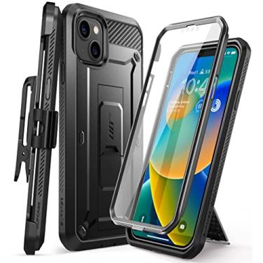 Imagem de SUPCASE Capa para iPhone 14 com suporte e clipe de cinto (Unicorn Beetle Pro), [protetor de tela embutido] [proteção contra quedas de nível militar] Capa de telefone resistente resistente para iPhone