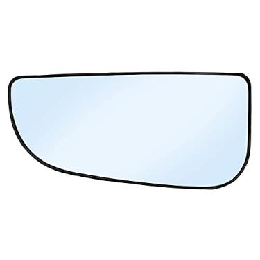 Imagem de Espelho inferior de substituição do lado do motorista para Dodge Ram 1500 2500 3500 4500 5500 5500 - vidro retrovisor convexo da passagem esquerda com suporte traseiro. Substitui 68067731AA