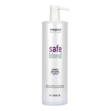 Imagem de Shampoo Matizador Safe Blond 1L Macpaul Profissional