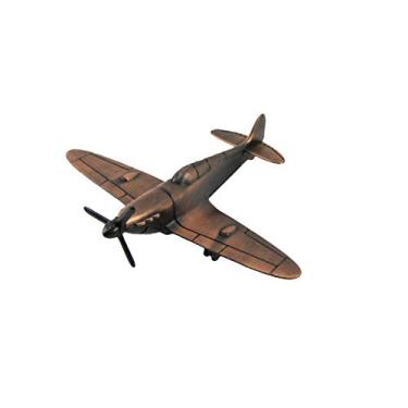 Imagem de Treasure Gurus Supermarine Spitfire Avião Diecast Modelo Avião Mesa Apontador de Lápis Presente Militar