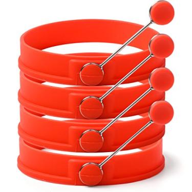 Imagem de Sunsella Anéis de silicone para ovo e panqueca de 10 cm (4") - pacote com 4