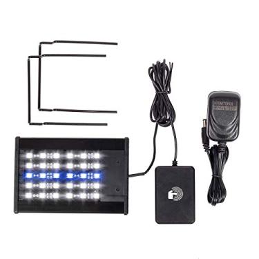 Imagem de REPTI ZOO Terrarium Light Day and Night Mode Réptil LED Light Hood para réptil Terrário Luz branca e luz azul adequada para diferentes hábitos de animais de estimação