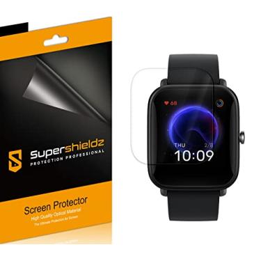 Imagem de (3 pacotes) Supershieldz projetado para Amazfit Bip U/Bip U Pro protetor de tela, protetor transparente de alta definição (TPU)