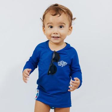 Imagem de Camiseta Térmica Bebe Infantil Proteção Uv+50 Dry - 33Dallas