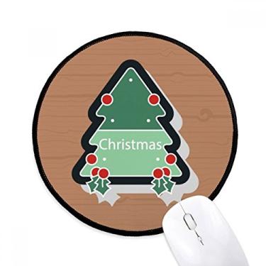 Imagem de DIYthinker mas desenho animado ícone mas árvore mouse pad desktop escritório tapete redondo para computador