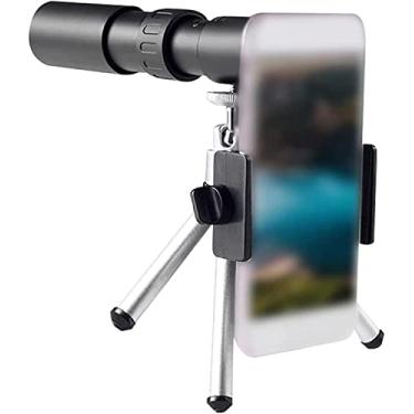 Imagem de Telescópio Monocular Portátil Bolso para Atividades ao Ar Livre Telescópio Multifuncional com Focagem Telescópica de Metal