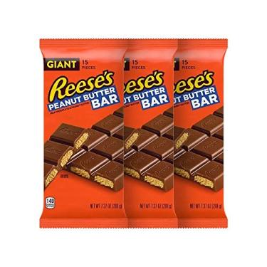 Imagem de Kit 3 Un. Barras Ao Leite Recheada Reese´s 208G