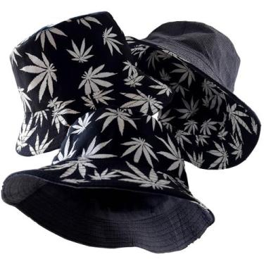 Imagem de Chapéu Bucket Hat Dupla Face Boné Balde 2 Em 1 Tropical - Empório Do R