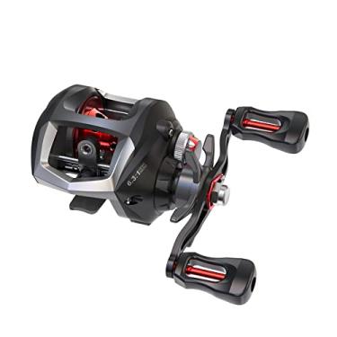 Imagem de Lixada Molinete de pesca Baitcasting compacto Baitcaster carretel de pesca super suave com 12,5 kg fibra de carbono arrasto 12 + 1 rolamentos de esferas 6.3:1 carretel de alta velocidade para pesca água salgada água doce