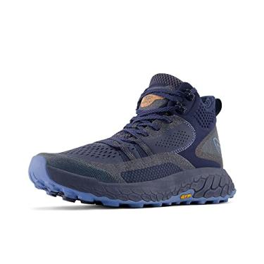 Imagem de New Balance Tênis de corrida masculino Fresh Foam X Hierro Mid GTX V1 Trail, Indigo vintage/azul marinho/azul herança, 38
