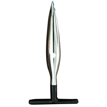 Imagem de Abridor de coco Yarnow com 2 peças para água de coco fresca e verde – Ferramenta de coco, abridor de coco para cozinha em casa (preto + prata)