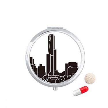 Imagem de Caixa de armazenamento de remédios com desenho de arranha-céus da Australia City Landmark