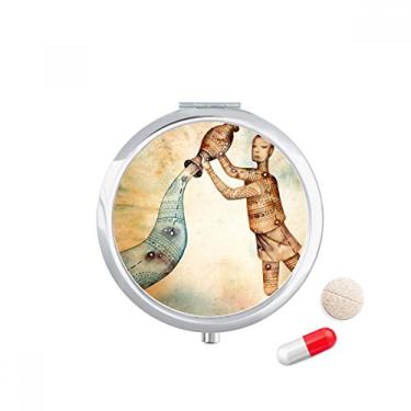 Imagem de Janeiro, fevereiro, aquário, constelação, zodíaco, caixa de armazenamento de remédios