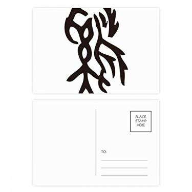 Imagem de Bones Inscritions Cartão postal Galo do Zodíaco Chinês, Cartão de Ação de Graças