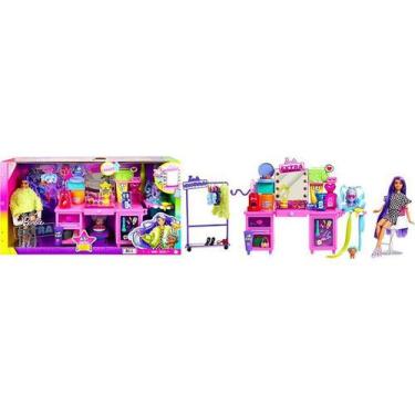 Imagem de Boneca Barbie Extra Penteadeira Luzes E Sons Gyj70 Mattel
