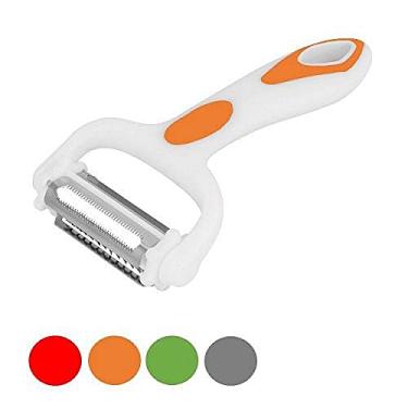 Imagem de Descascador de Legumes Frutas em Silicone 3 em 1