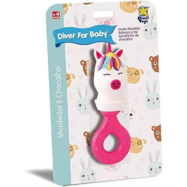 Imagem de Diver For Baby - Mordedor Chocalho Unicornio, DiverToys