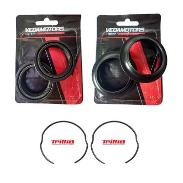 Imagem de Par Retentor Bengala, Guarda Pó, Trava Dk 150 16 á 21