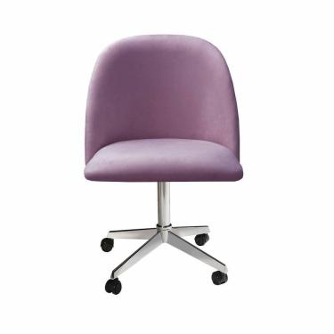 Imagem de Poltrona Escritório Gaia Giratória com Rodinhas Decoração Home Office