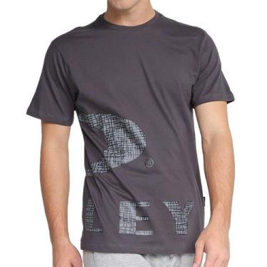 Imagem de Camiseta Oakley Mythologies Big Logo Masculina Cinza Escuro